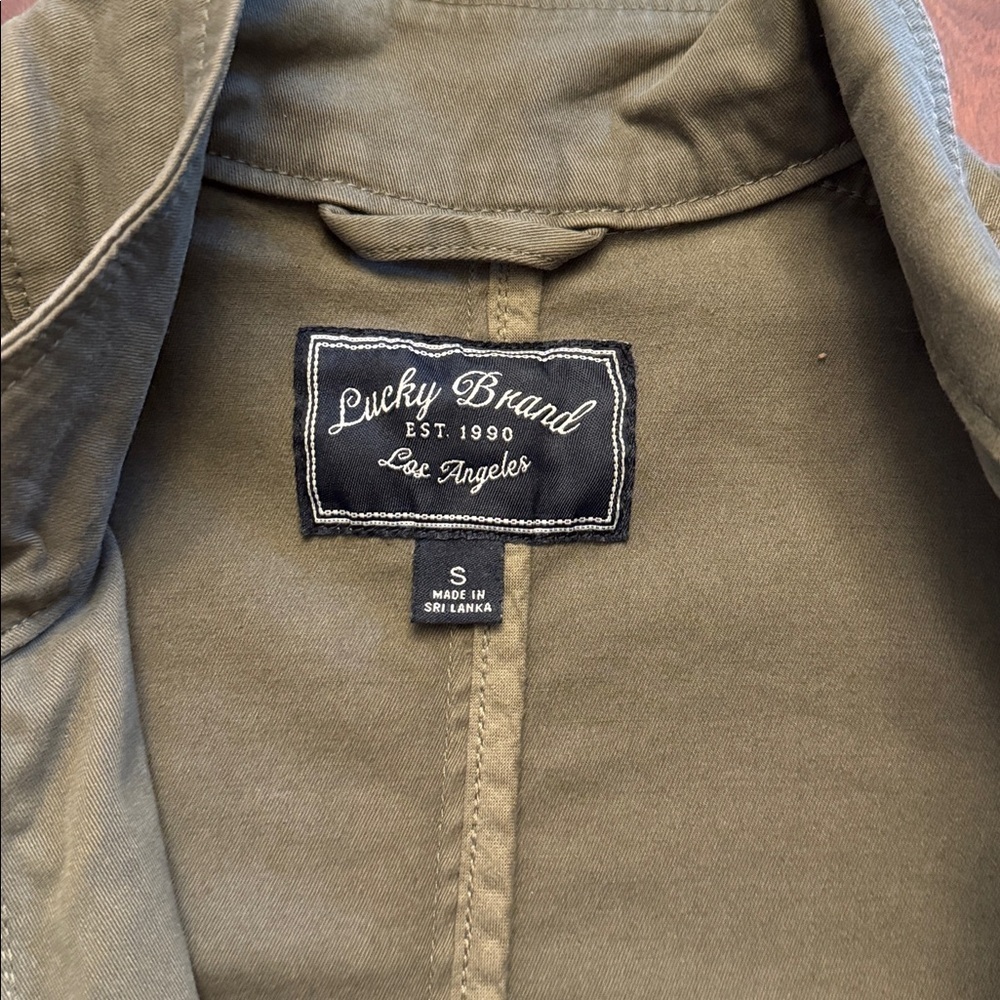 Lucky Woman’s  Brand Olive Women's Utility Jacket - Picture 5 of 11